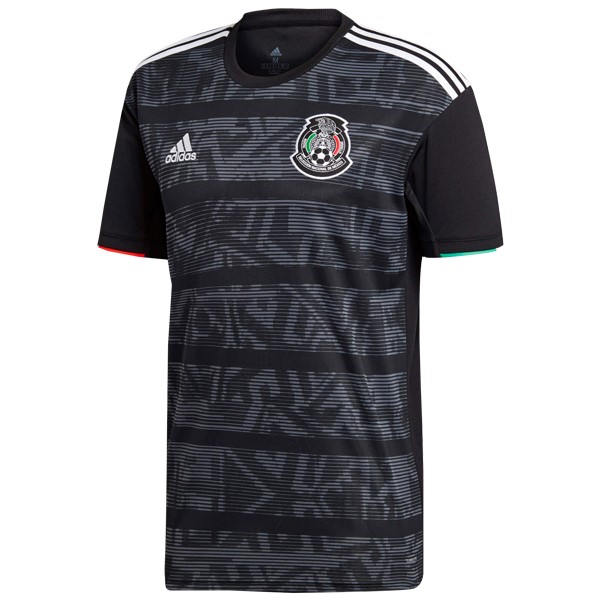 Tailandia Camiseta Mexico 1ª 2019 Negro Gris